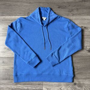 J. Crew  Women's Casual Funnel Neck Blue Pullover Sweatshirt - Size Small